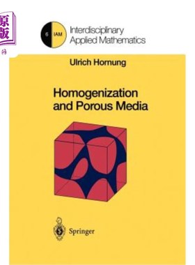 海外直订Homogenization and Porous Media 均匀化与多孔介质
