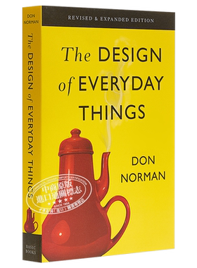 The Design of Everyday Things 进口艺术 设计心理学1 设计理念艺术评论产品工业设计 Donald A. Norman【中商原版】