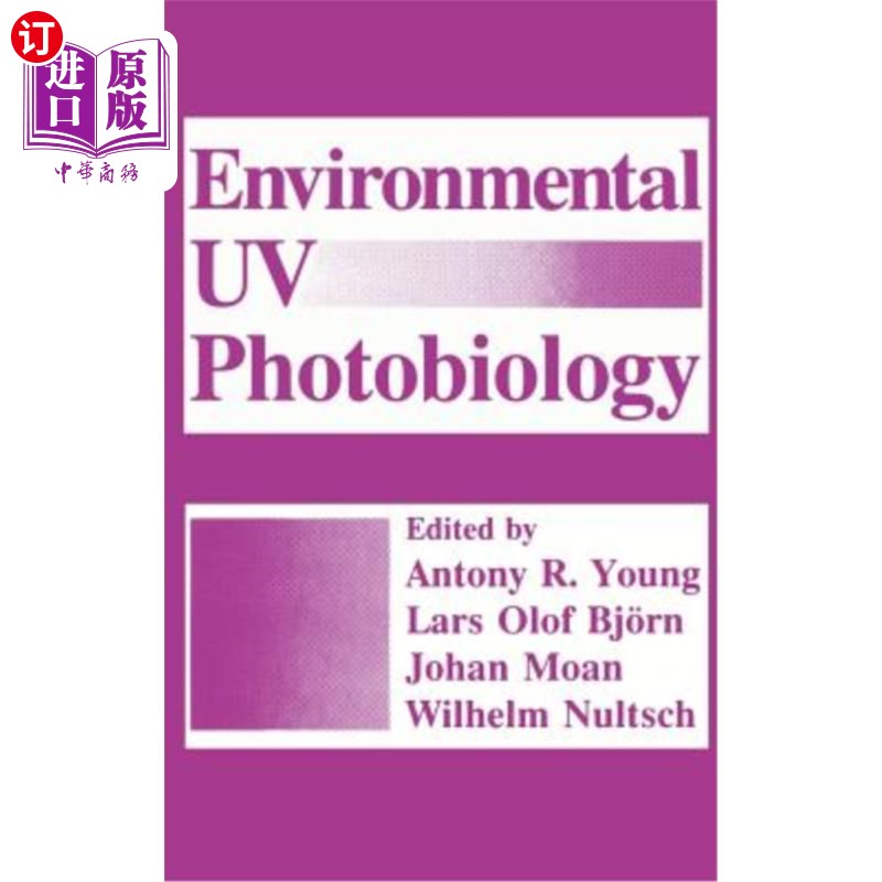 海外直订Environmental UV Photobiology 环境紫外线光生物学