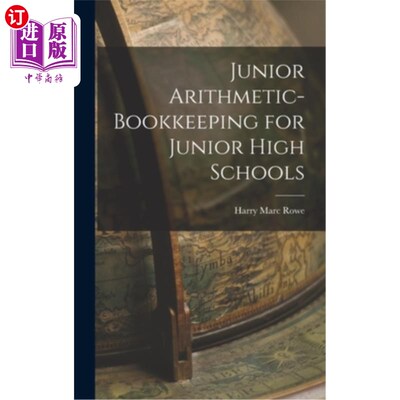 海外直订Junior Arithmetic-bookkeeping for Junior High Schools 初中算术记账“，