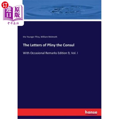 海外直订The Letters of Pliny the Consul 普林尼领事的信