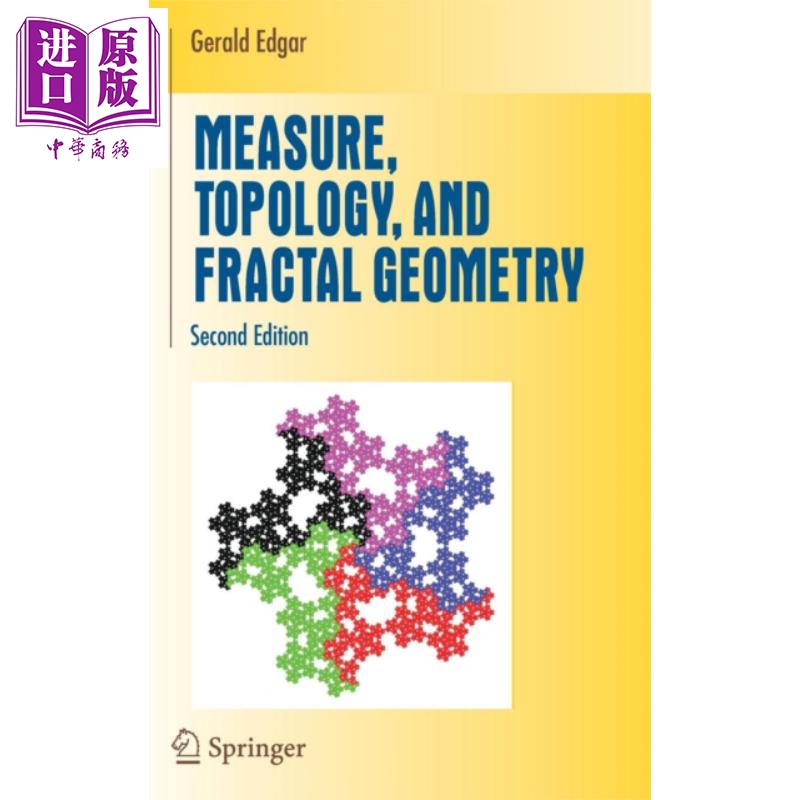 现货 测度拓扑和分形几何 第2版 Measure Topology and Fractal Geometry 英文原版 Gerald Edgar【中商原版】