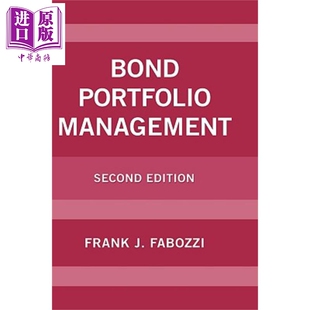 现货 Management 中商原版 Portfolio Edit Bond 第2版 债券投资组合管理 Second