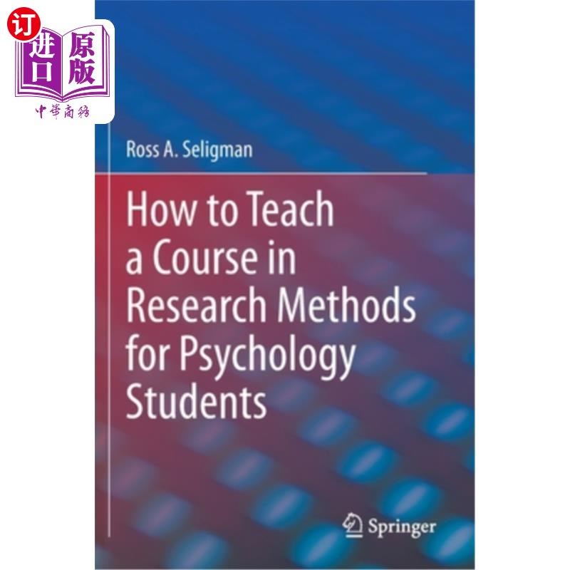 海外直订How to Teach a Course in Research Methods for Psychology Students 如何为心理学学生开设研究方法课程