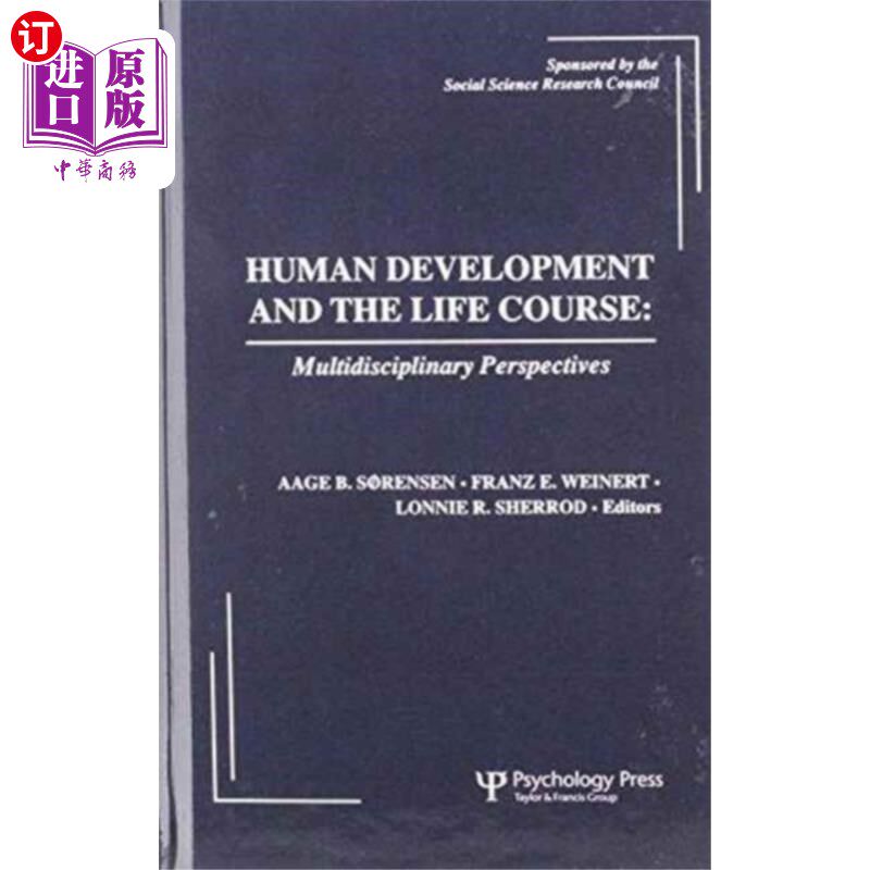 海外直订Human Development and the Life Course 人类发展与生命历程