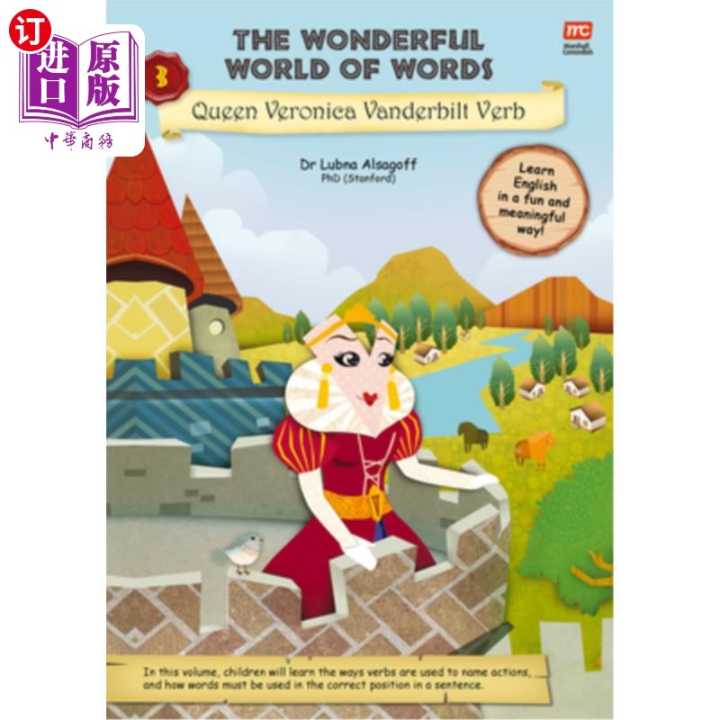 海外直订The Wonderful World of Words: Queen Veronica Vanderbilt Verb: Volume 3 语言的奇妙世界:维罗妮卡·范德比尔特女