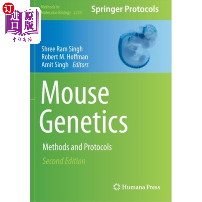 海外直订医药图书Mouse Genetics: Methods and Protocols 小鼠遗传学:方法和协议