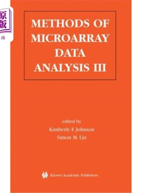 海外直订Methods of Microarray Data Analysis III: Papers from Camda '02 微阵列数据分析方法III：Camda'02的论文