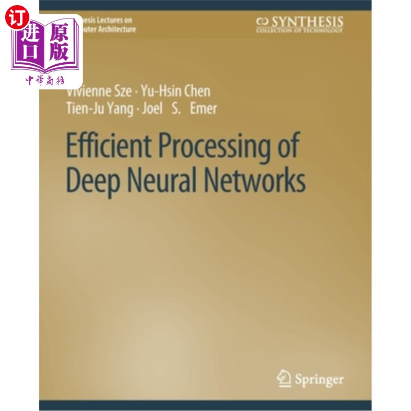 海外直订Efficient Processing of Deep Neural Networks 深度神经网络的高效处理