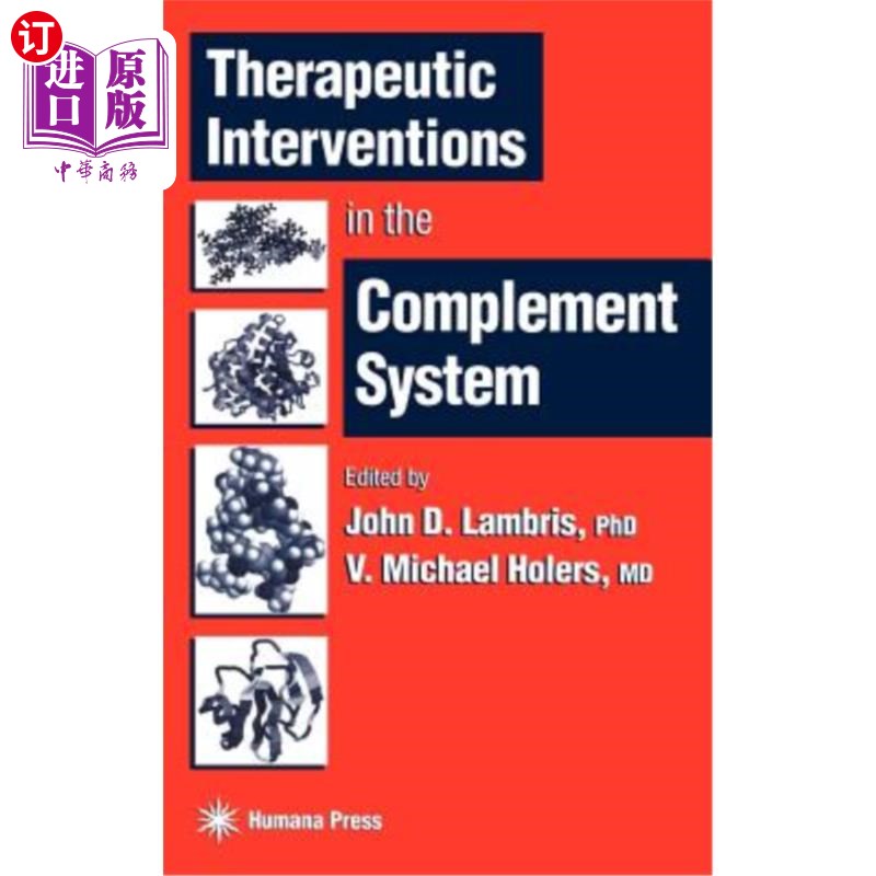 海外直订医药图书Therapeutic Interventions in the Complement System 补体系统的治疗干预