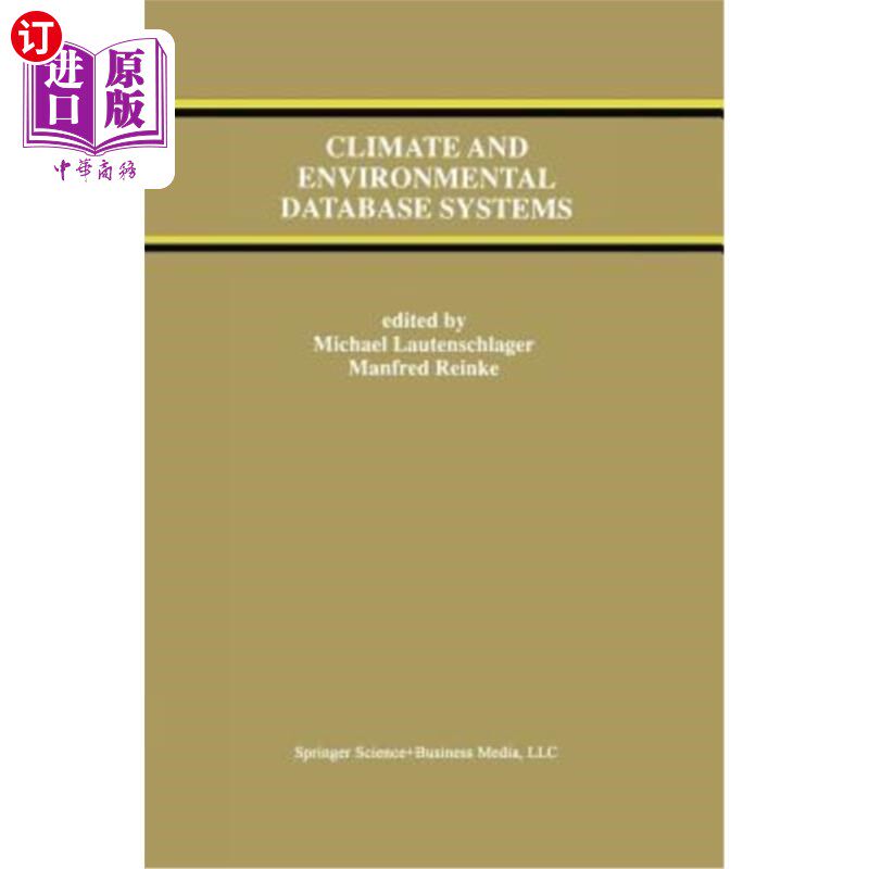 海外直订Climate and Environmental Database Systems 气候与环境数据库系统