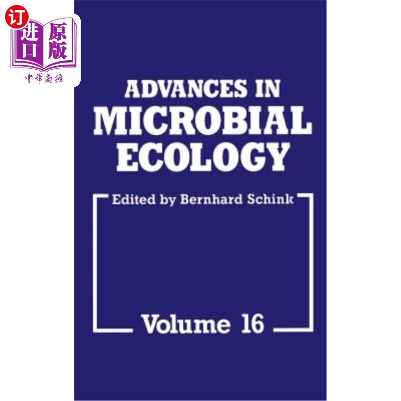 海外直订Advances in Microbial Ecology, Volume 16 微生物生态学进展，第16卷