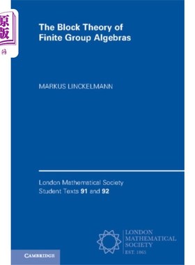 海外直订Block Theory of Finite Group Algebras 2 Paperbac... 有限群代数的块理论2平装本集