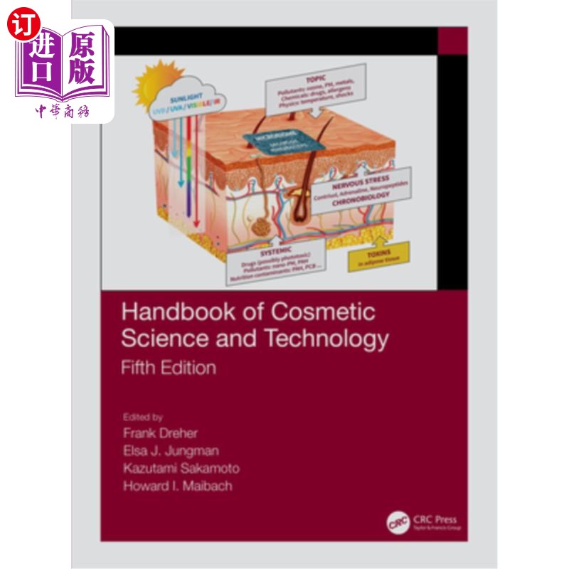 海外直订医药图书Handbook of Cosmetic Science and Technology 化妆品科学与技术手册
