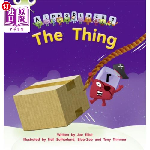 海外直订Bug Club Phonics Fiction Reception Phase 3 Set 08 Alphablocks The Thing 虫子俱乐部语音小说接收第三阶段设置0