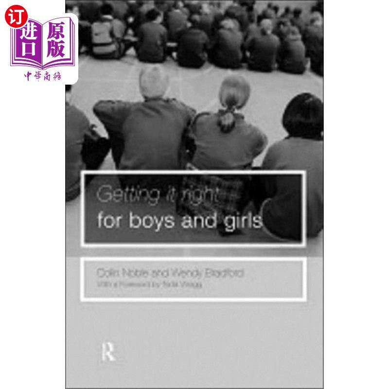 海外直订Getting it Right for Boys ... and Girls 为男孩做正确的事……和女孩