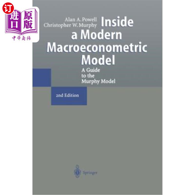 海外直订Inside a Modern Macroeconometric Model: A Guide to the Murphy Model 现代宏观经济计量模型内部：墨菲模型指南