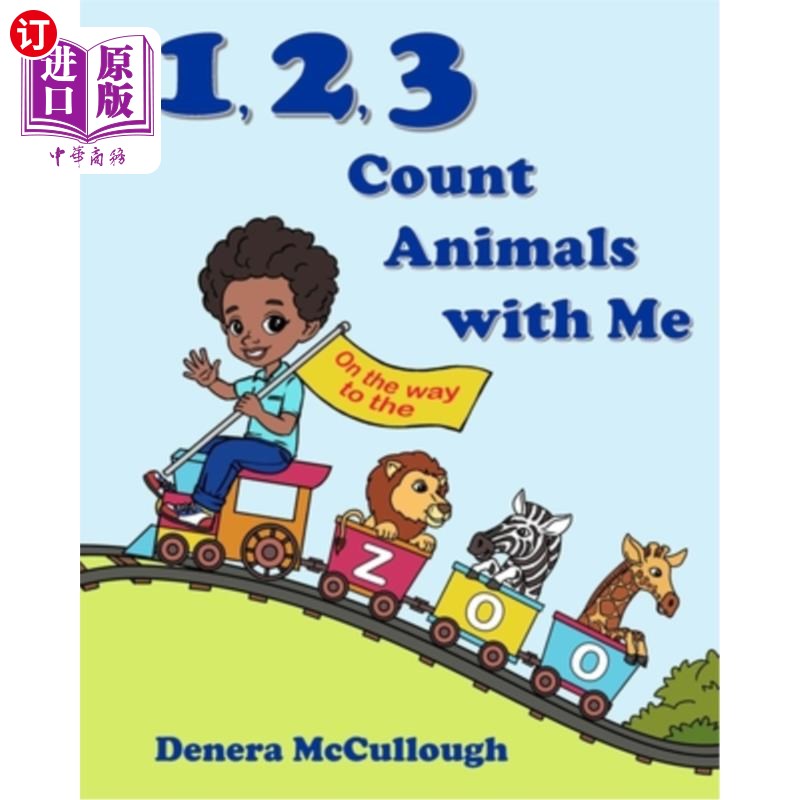 海外直订1, 2, 3 Count Animals with Me 1,2,3和我一起数动物