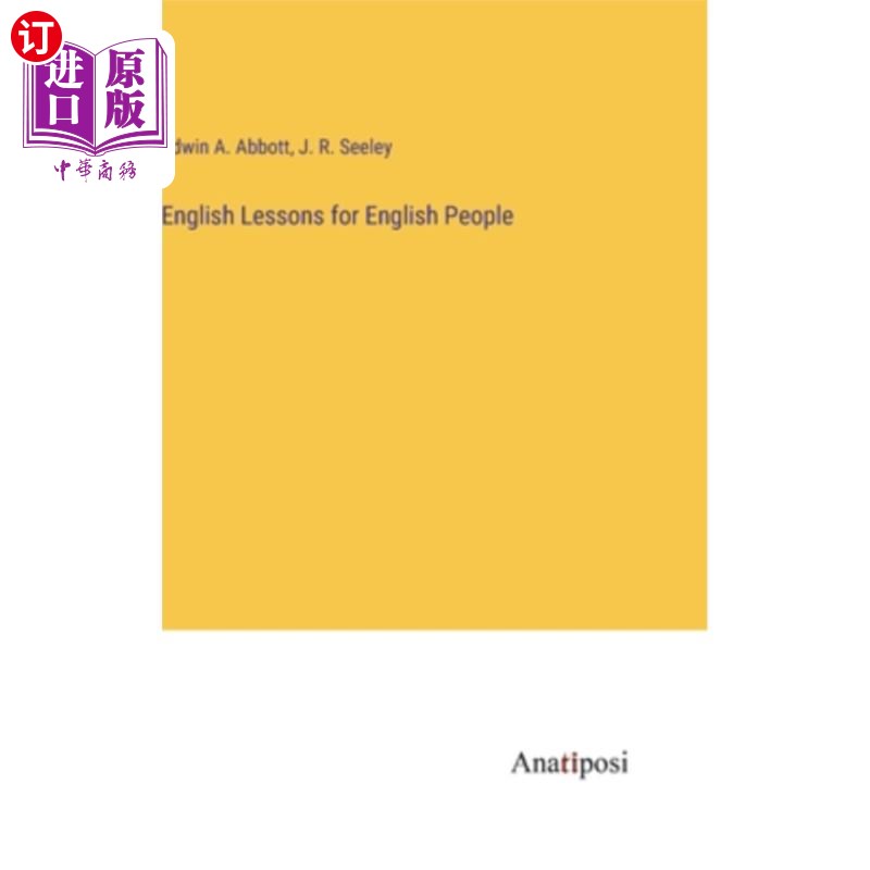 海外直订English Lessons for English People 英国人的英语课