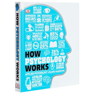 DK How Things Works 心理学是如何运作的 英文原版 DK How Psychology Works 百科全书英文版 可视化图解 心理学百科 心理学书籍