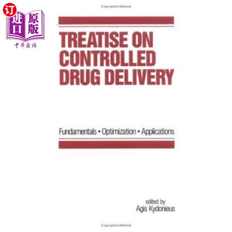 海外直订医药图书Treatise on Controlled Drug Delivery 管制药物输送论