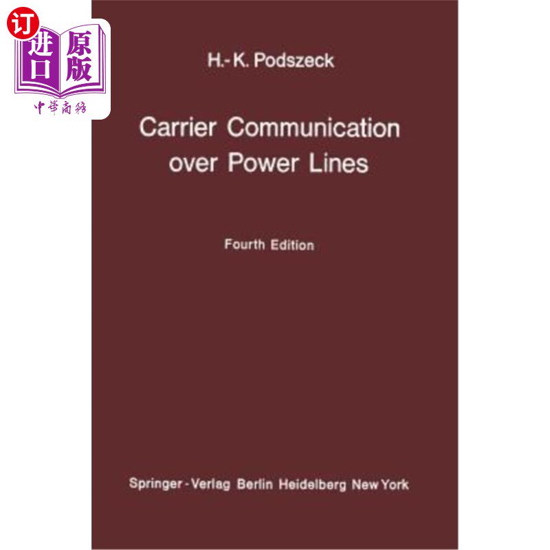 海外直订Carrier Communication Over Power Lines 电力线载波通信
