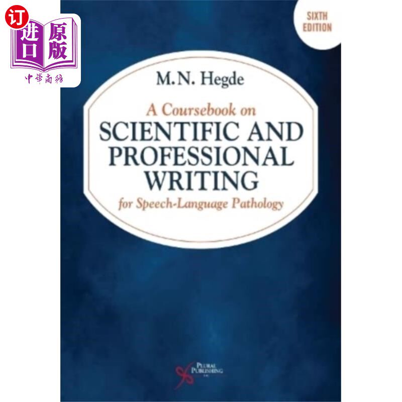 海外直订医药图书Coursebook on Scientific and Professional Writin... 语言病理学科学与专业写作教材