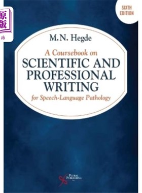 海外直订医药图书Coursebook on Scientific and Professional Writin... 语言病理学科学与专业写作教材