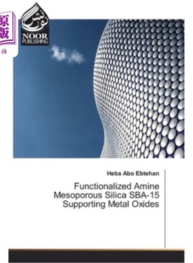 海外直订Functionalized Amine Mesoporous Silica SBA-15 Supporting Metal Oxides 功能化胺介孔二氧化硅SBA-15负载金属氧