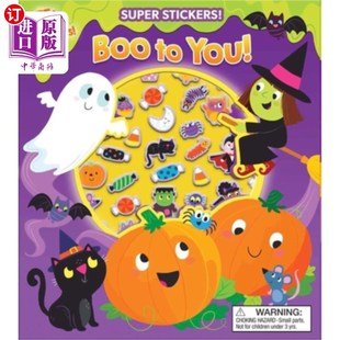 Stickers Boo 万圣节超级贴纸 Super 嘘 Puffy You 海外直订Halloween