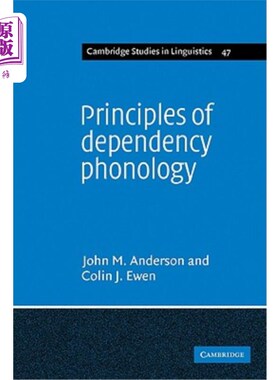 海外直订Principles of Dependency Phonology 依存音系学原理