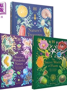 DK典藏博物馆系列 大自然宝藏科普 Ben HoareDK大自然科普3本套 英文原版 DK Treasures Series 百科【中商原版】