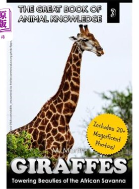 海外直订Giraffes: Towering Beauty of the African Savanna 长颈鹿：非洲大草原上的高耸之美