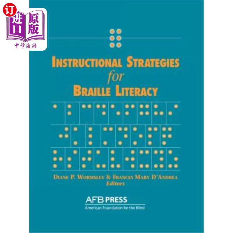 海外直订Instructional Strategies for Braille Literacy 盲文识字教学策略