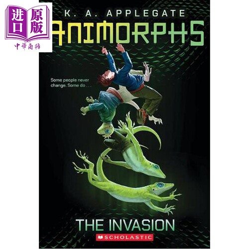 动物变形人变形战士1 入侵 纽伯瑞奖作家凯瑟琳 阿普尔盖特 Animorphs Katherine Applegate【中商原版】