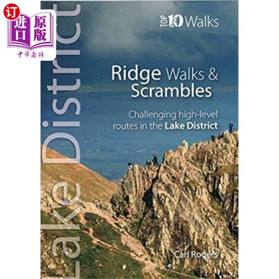 海外直订Lake District Ridge Walks & Scrambles 湖区山脊步行和攀爬