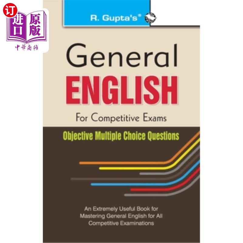 海外直订General English for Competitive Exams: Objective Multiple Choice Questions 竞争性考试通用英语：客观选择题