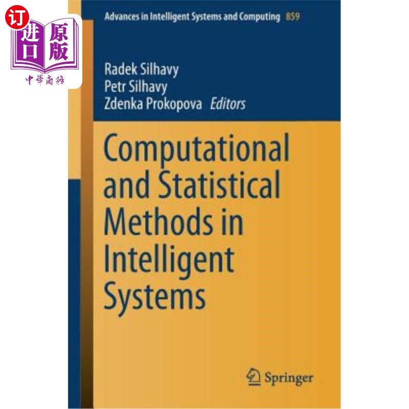 海外直订Computational and Statistical Methods in Intelligent Systems 智能系统中的计算和统计方法