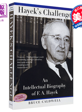 预售 哈耶克传 豆瓣高分 英文原版 Hayeks Challenge An Intellectual Biography of F A Hayek Bruce Caldwell【中商原版】