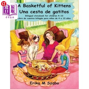 Kittens Una cesta 海外直订A gatitos 一篮子小猫 Basketful