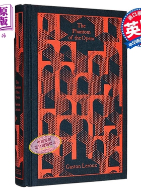 预售 企鹅布面经典系列 歌剧魅影 The Phantom of the Opera 英文原版 Gaston Leroux 经典名著 爱情惊悚小说【中商原版】