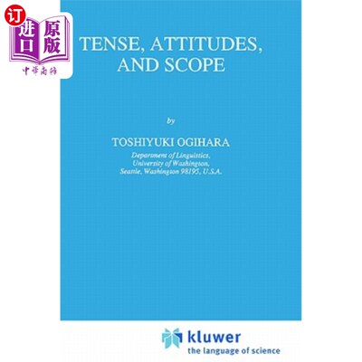 海外直订Tense, Attitudes, and Scope 时态，态度和范围