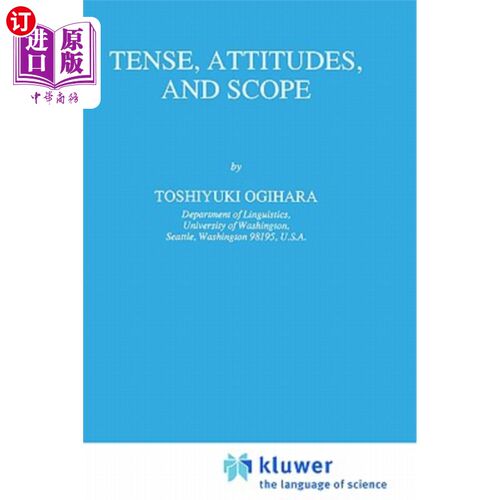 海外直订Tense, Attitudes, and Scope 时态，态度和范围