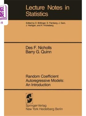 海外直订Random Coefficient Autoregressive Models: An Introduction: An Introduction 随机系数自回归模型:简介