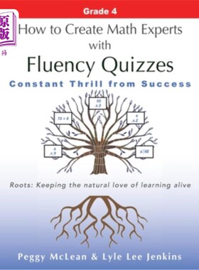 海外直订How to Create Math Experts with Fluency Quizzes Grade 4: Constant Thrill from Su 如何通过4级流畅测验培养数