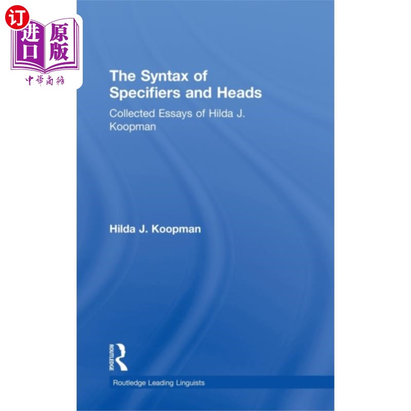 海外直订Syntax of Specifiers and Heads说明符和头的语法-封面