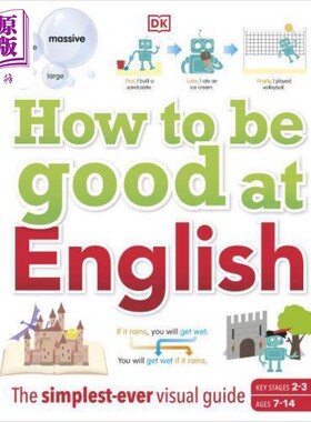 预售 DK How to be Good at English DK如何活学英语 英文原版儿童绘本 精装 教材教辅 7到12岁【中商原版】