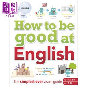 DK How to be Good at English DK如何活学英语 英文原版儿童绘本 精装 教材教辅 7到12岁【中商原版】