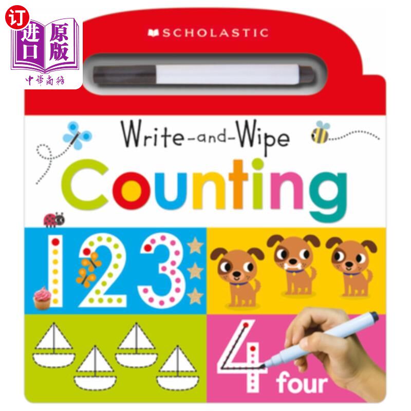 海外直订Write and Wipe Counting: Scholastic Early Learners (Write and Wipe)