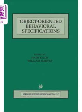 海外直订Object-Oriented Behavioral Specifications 面向对象的行为规范